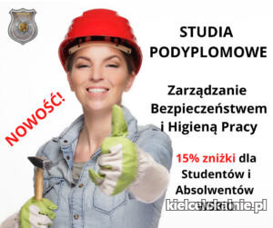 Studia podyplomowe BHP - 3/4 zajęć system zdalny!